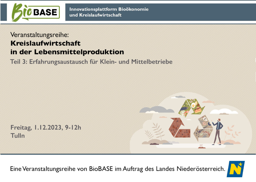 header Veranstaltung Kreislaufwirtschaft in der Lebensmittelproduktion