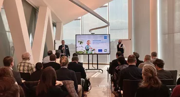 ligninfachtag Redner und Publikum ecoplus biobase